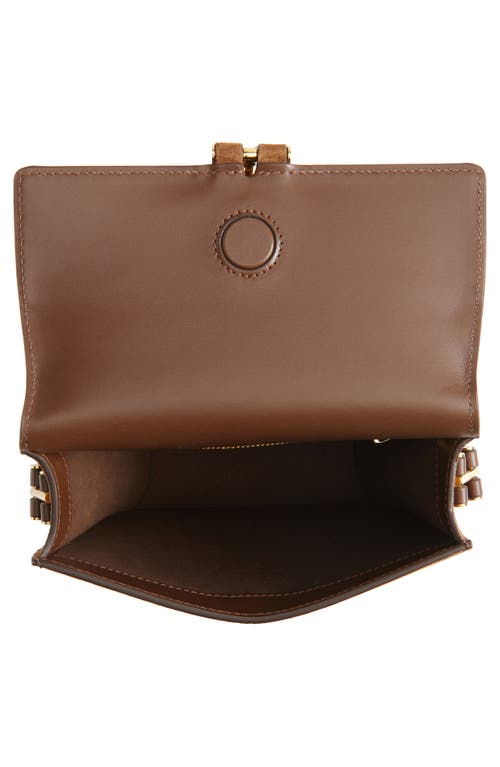 Tom Ford Mini Tara Suede Crossbody Bag In 1b033 Whisky