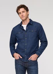 DUER Performance Denim Lite Two-Pocket Shirt