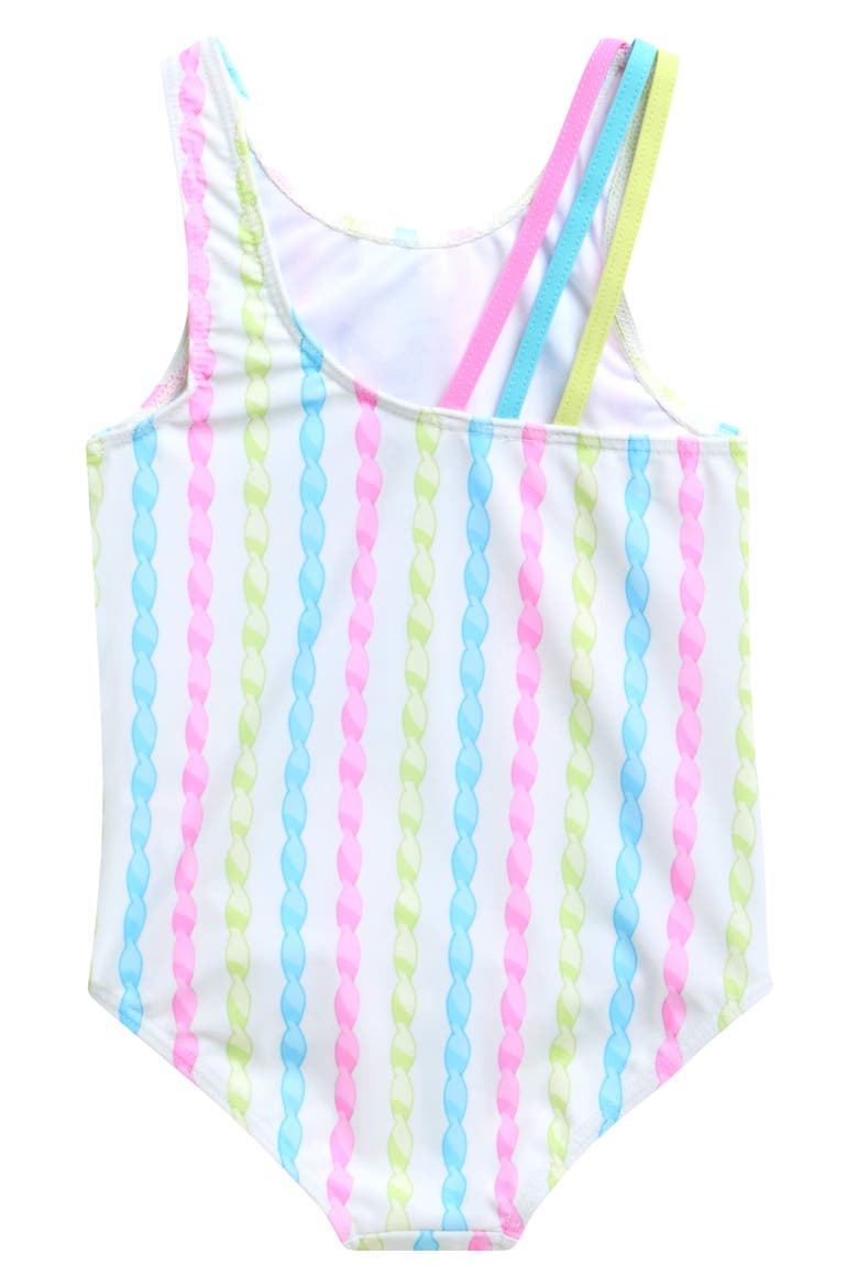 Kids' Bluey One-Piece Swimsuit, Alternate, color, WHITE MULTI