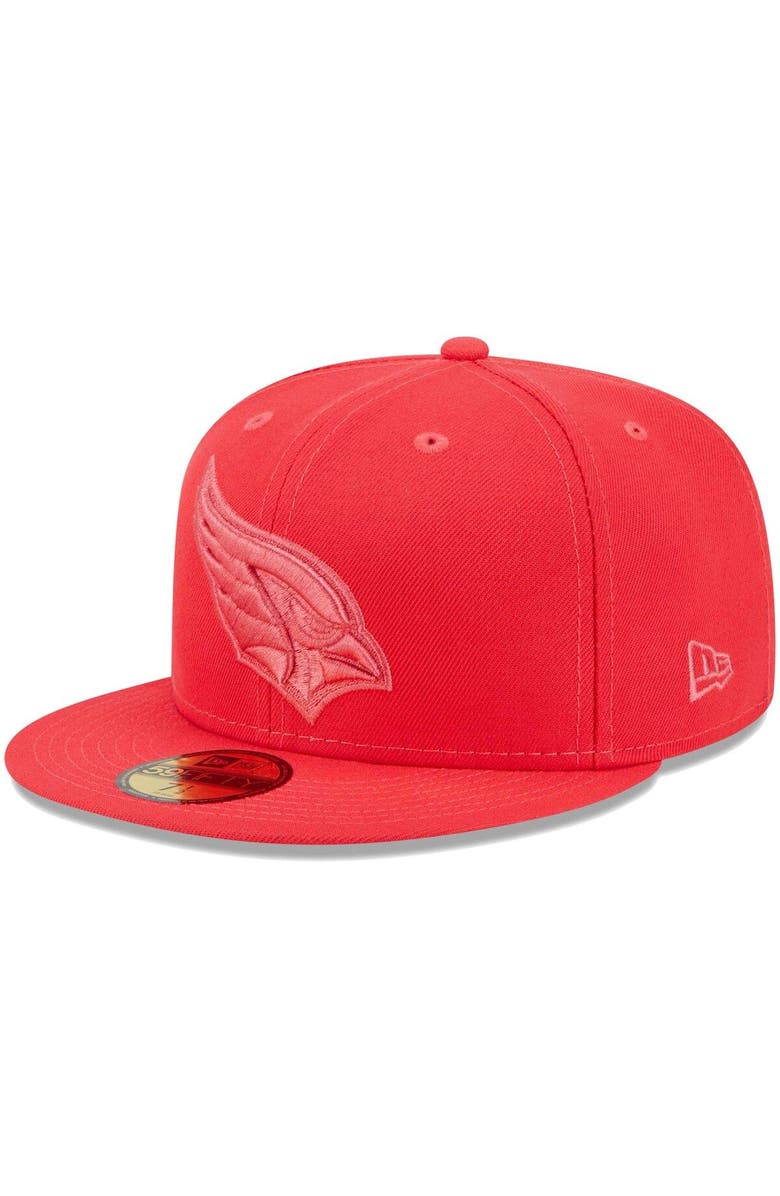 New Era Men's New Era Cardinal Arizona Cardinals Color Pack Brights 59FIFTY Fitted Hat, Main, color, 