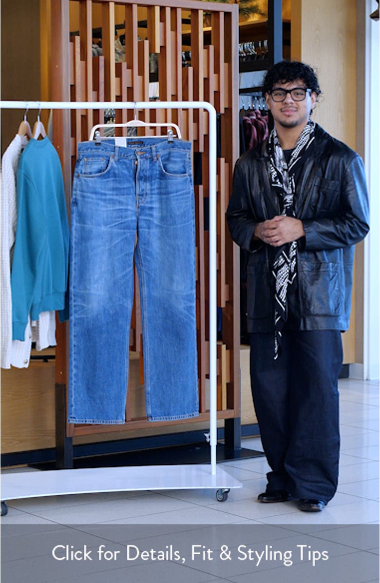 Tuff Tony One Wash Wide Leg Loose Fit Jeans, sales video thumbnail