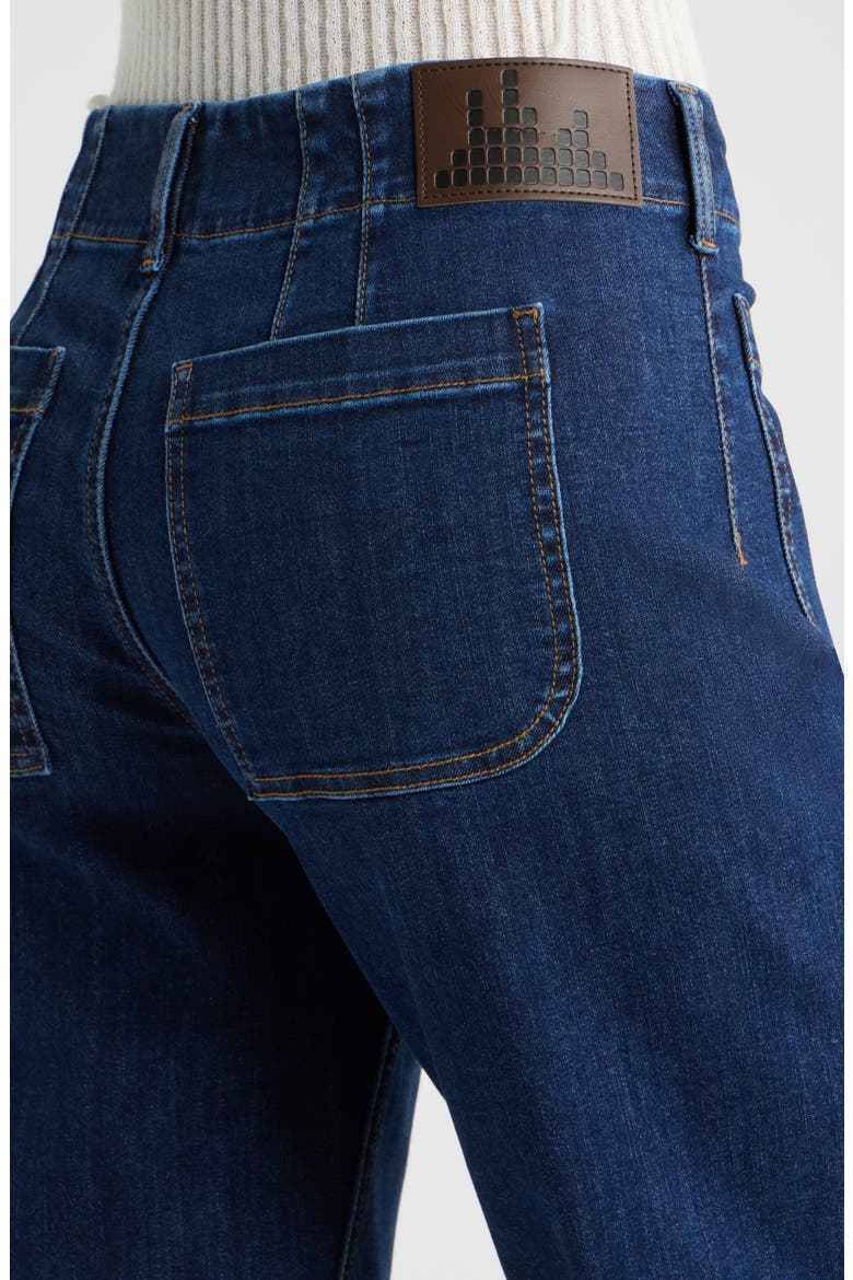 Soho Patch Pocket Straight Leg Jeans, Alternate, color, DARK INDIGO