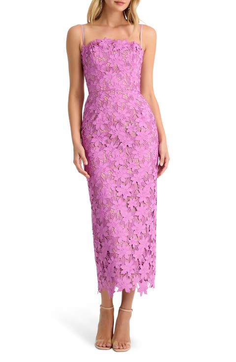 Gemma Broderie Anglaise Midi Cocktail Dress