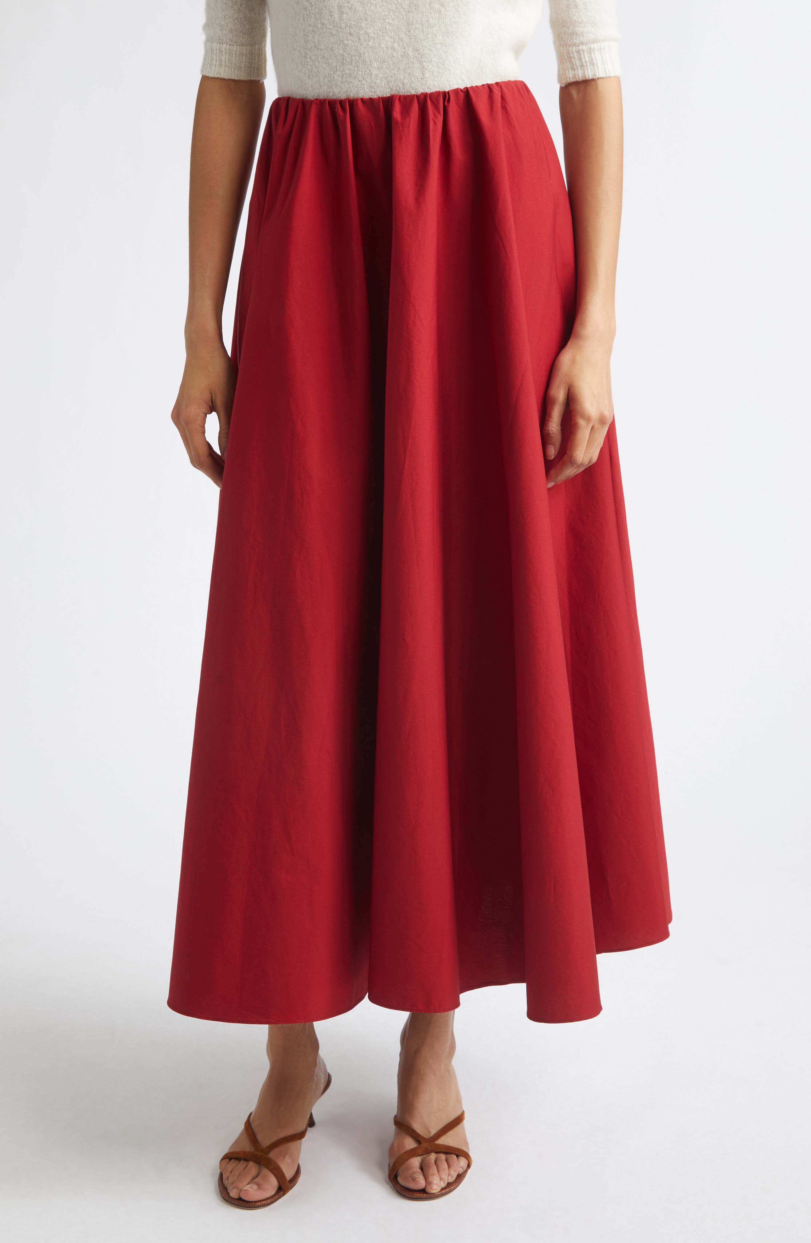 Milano Stretch Cotton Skirt