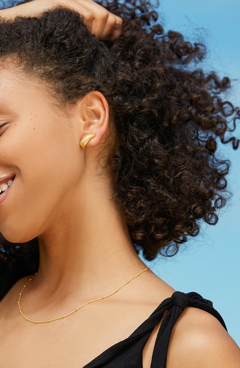 Monica Vinader Woven Earrings, Alternate, color,