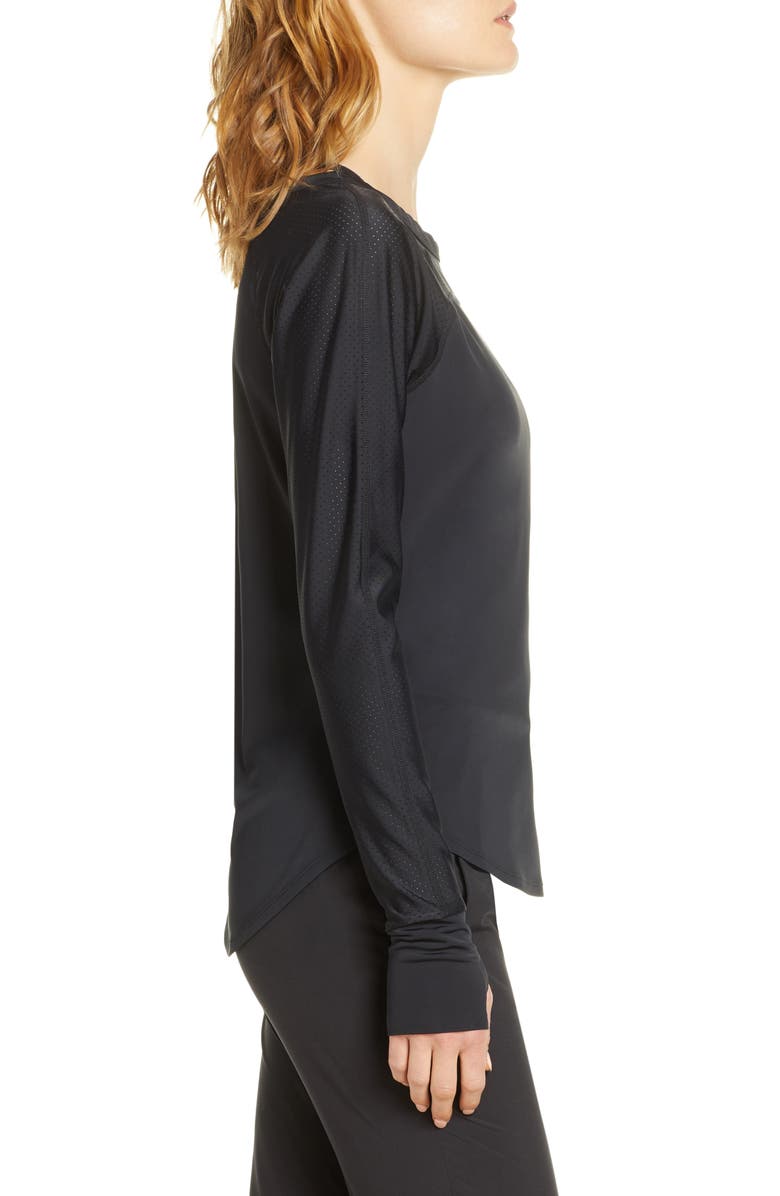 Zella Hi Energy Long Sleeve Active Tee, Alternate, color,