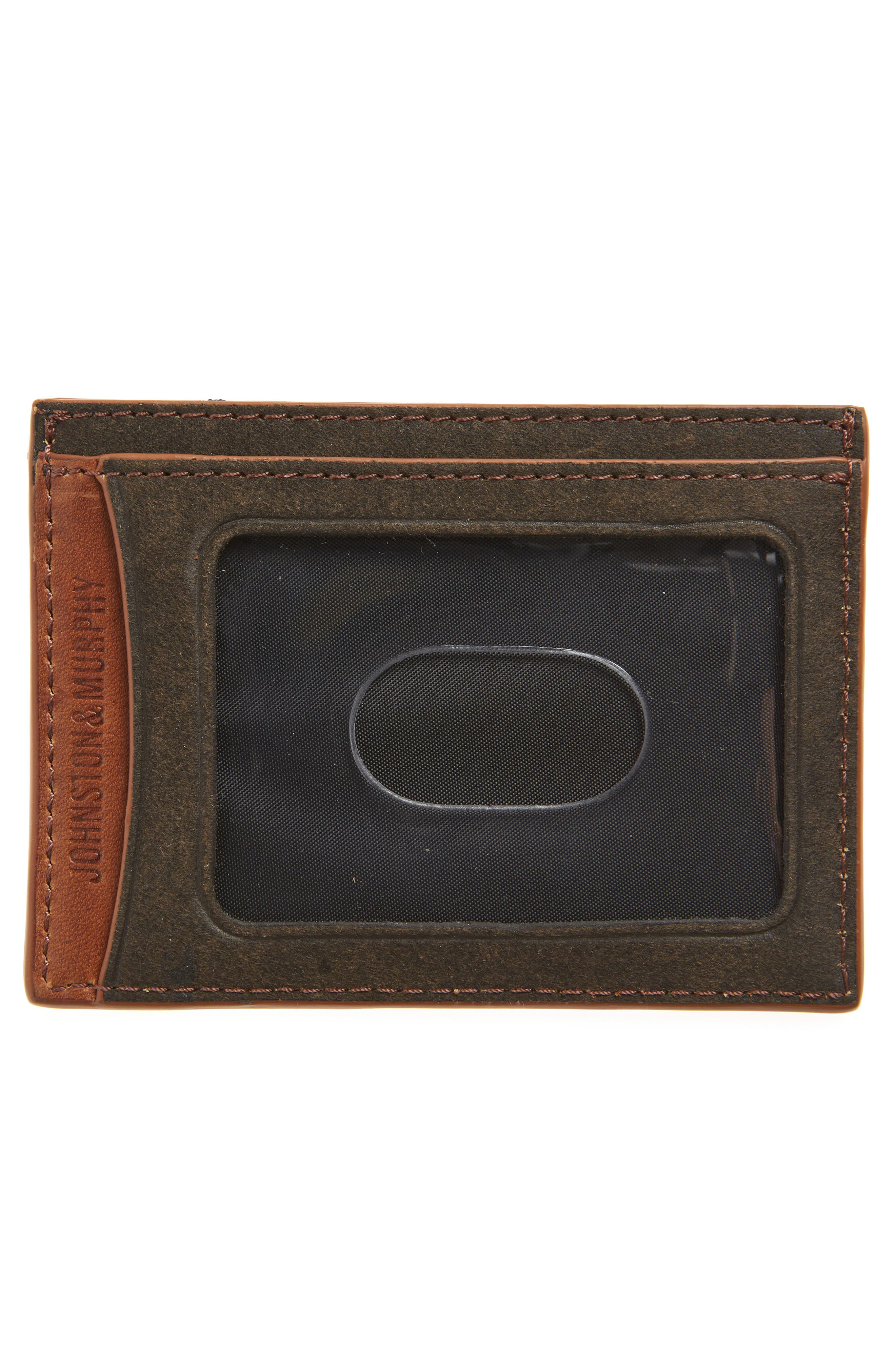 Johnston & Murphy Antique Leather Card Case | Nordstromrack