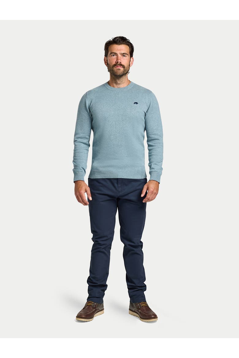 Classic Crew Neck Sweater, Alternate, color, Green Marl