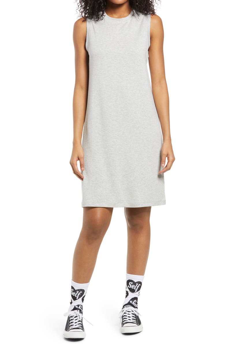 BP. French Terry Tank Dress, Main, color, 