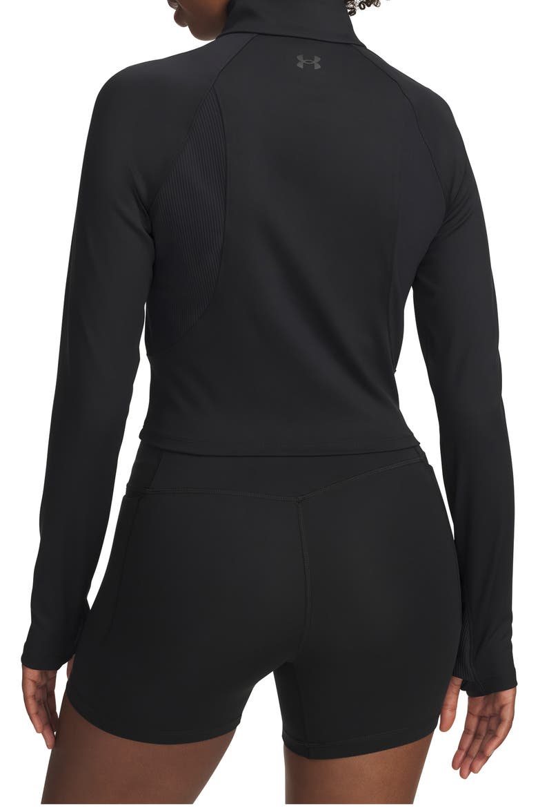 Merdian Half Zip Pullover, Alternate, color, BLACK / / BLACK