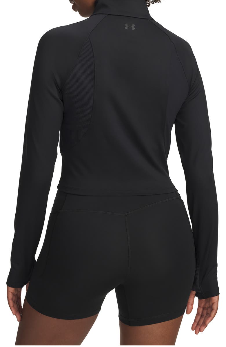 Under Armour Merdian Half Zip Pullover, Alternate, color, Black / / Black