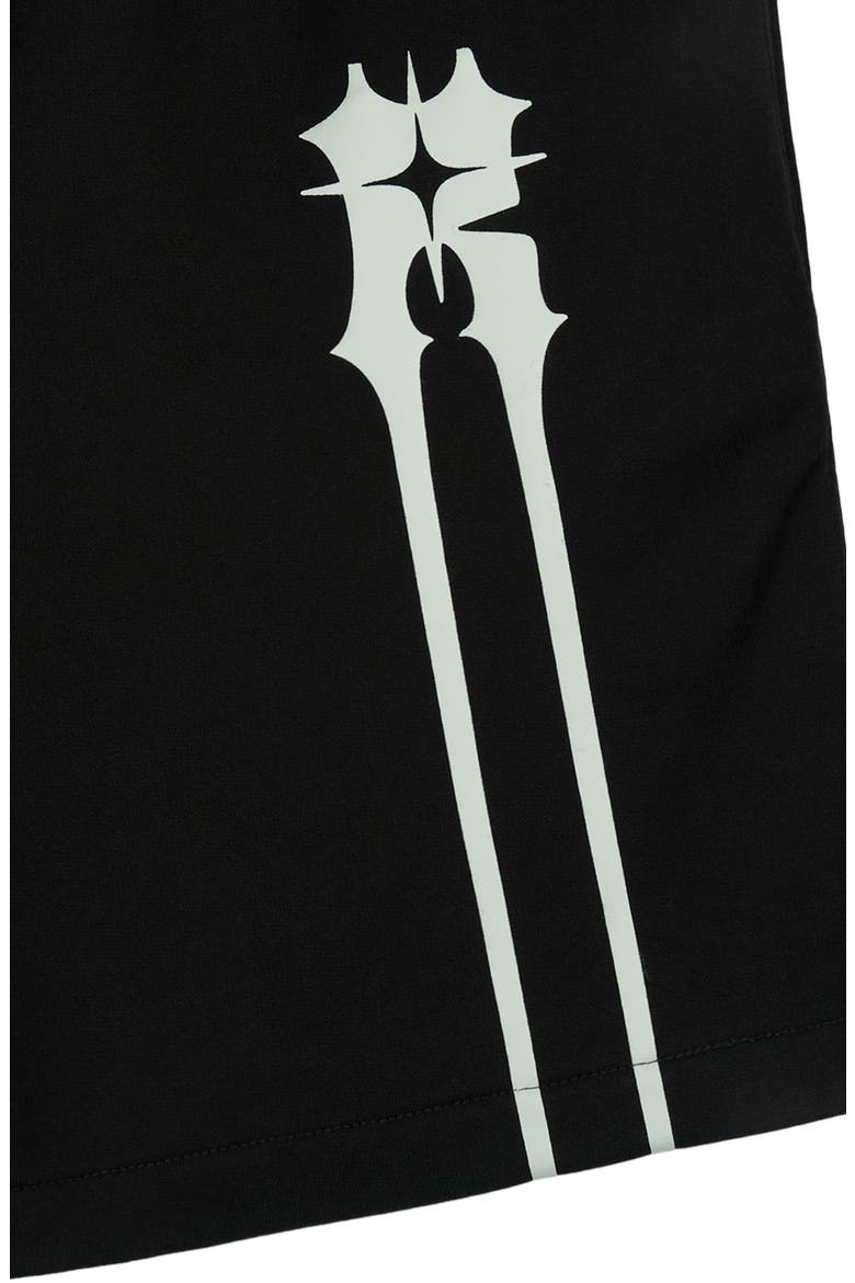 Clyde Pull-On Shorts, Alternate, color, BLACK RAZOR R