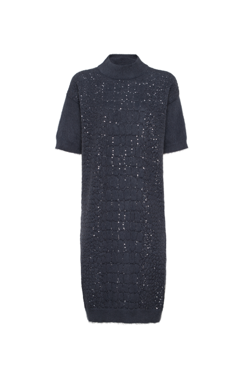 Dress with dazzling croc motif