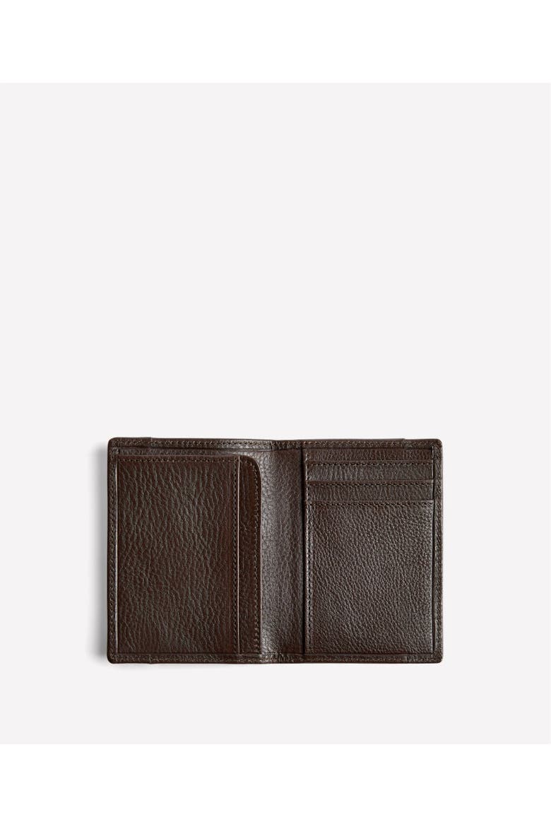 Vertical Card Case No. 396, Alternate, color, Vintage Walnut Leather