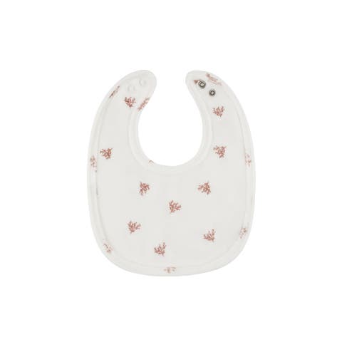 Velour Leaf Pattern Collection - Bib