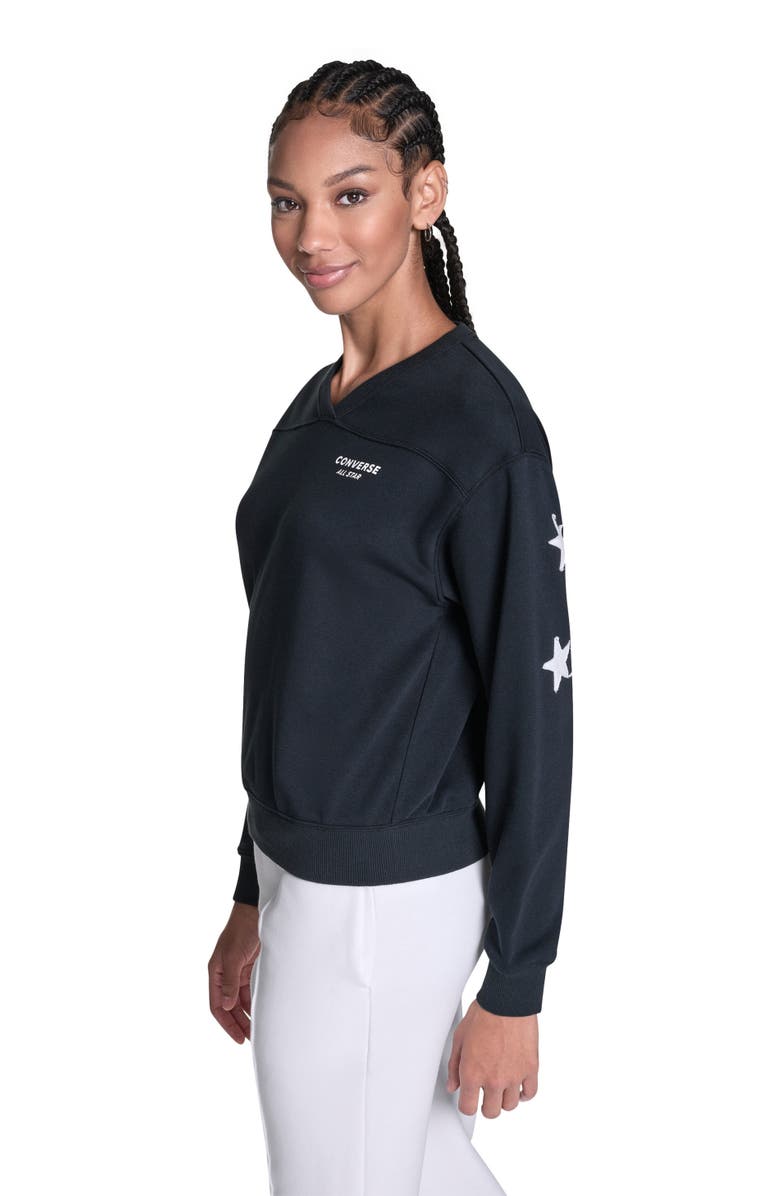 Converse Chuck Star Crew, Alternate, color, Converse Black