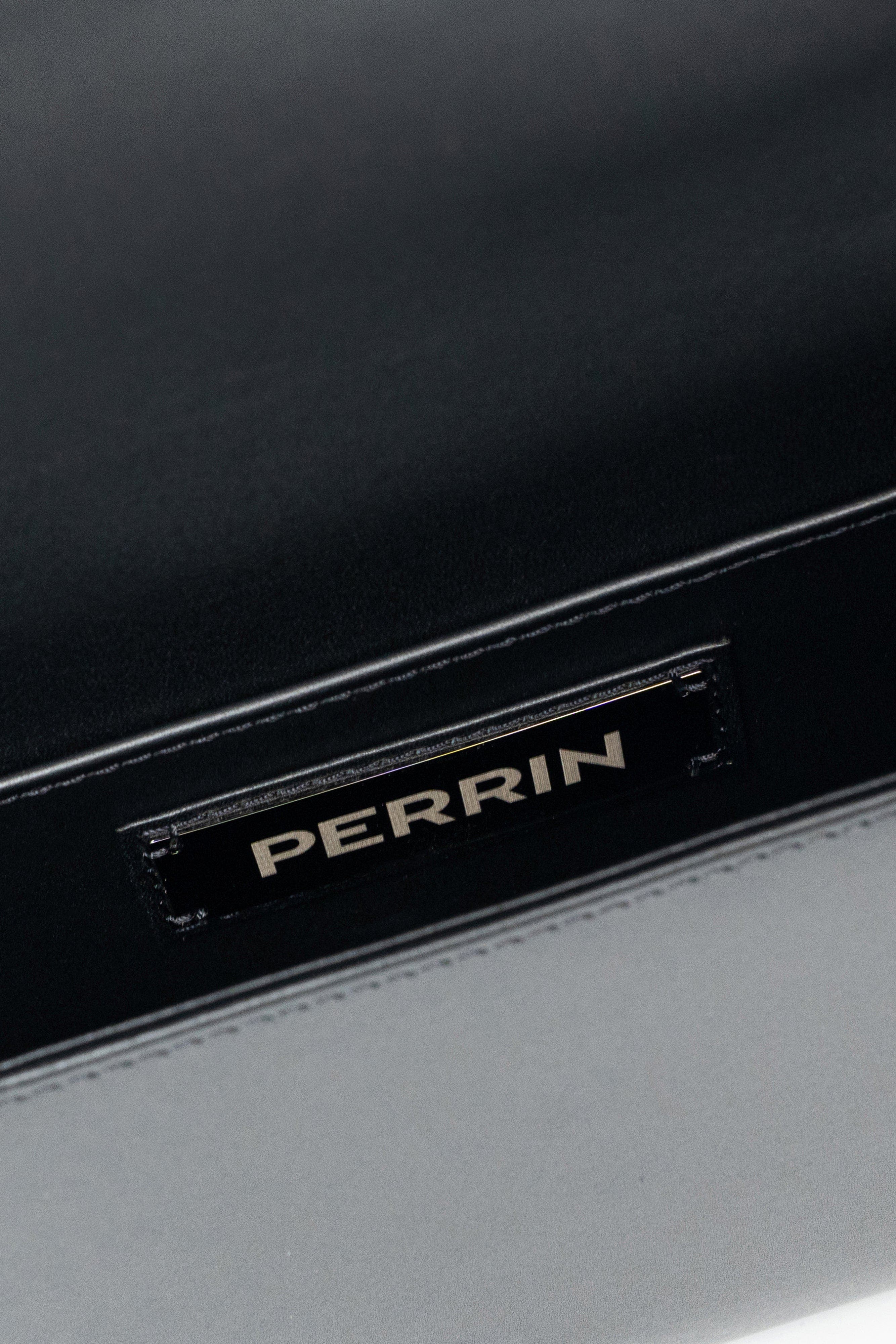 PERRIN PARIS Le Corset Perforé Clutch, Alternate, color, Black