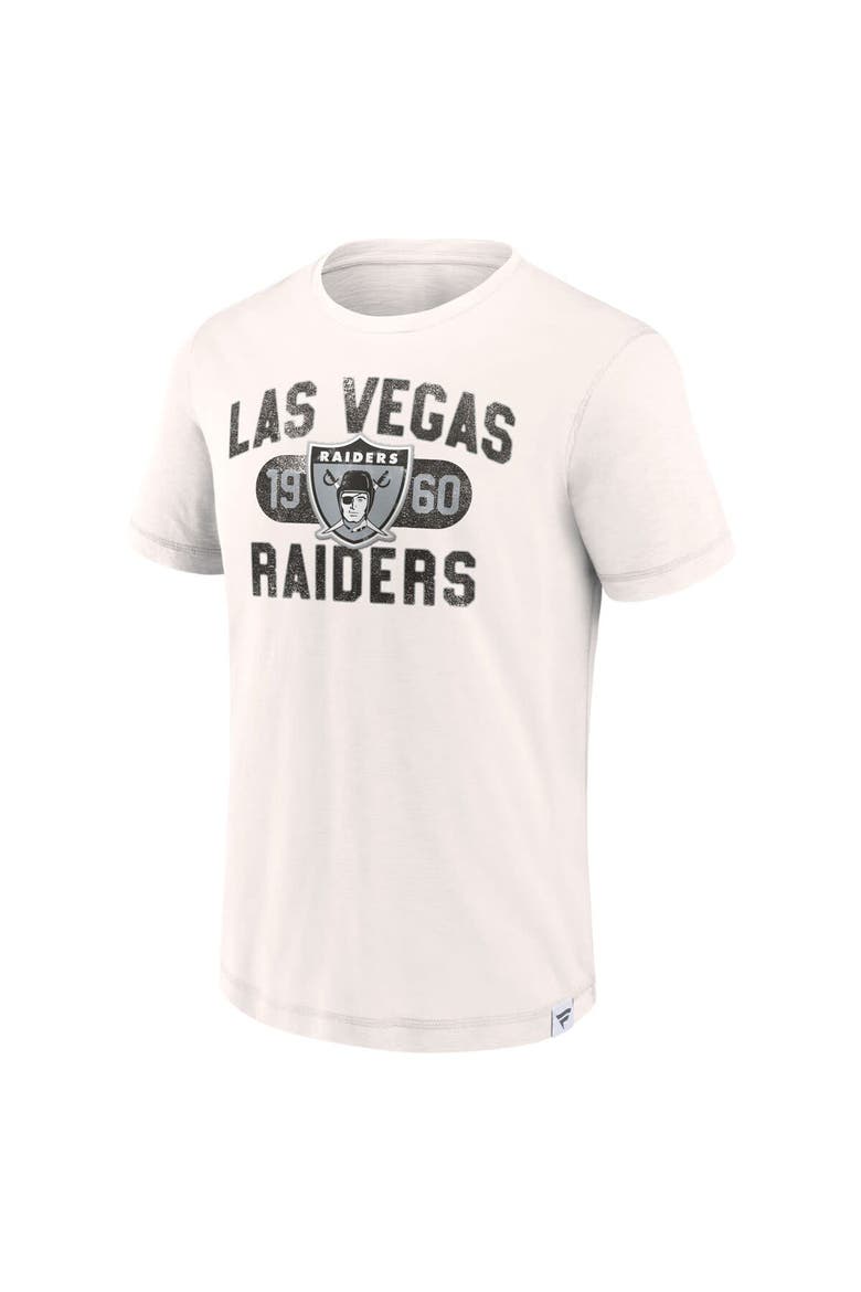 Men's Fanatics Branded White Las Vegas Raiders Team Act Fast T-Shirt, Alternate, color, White