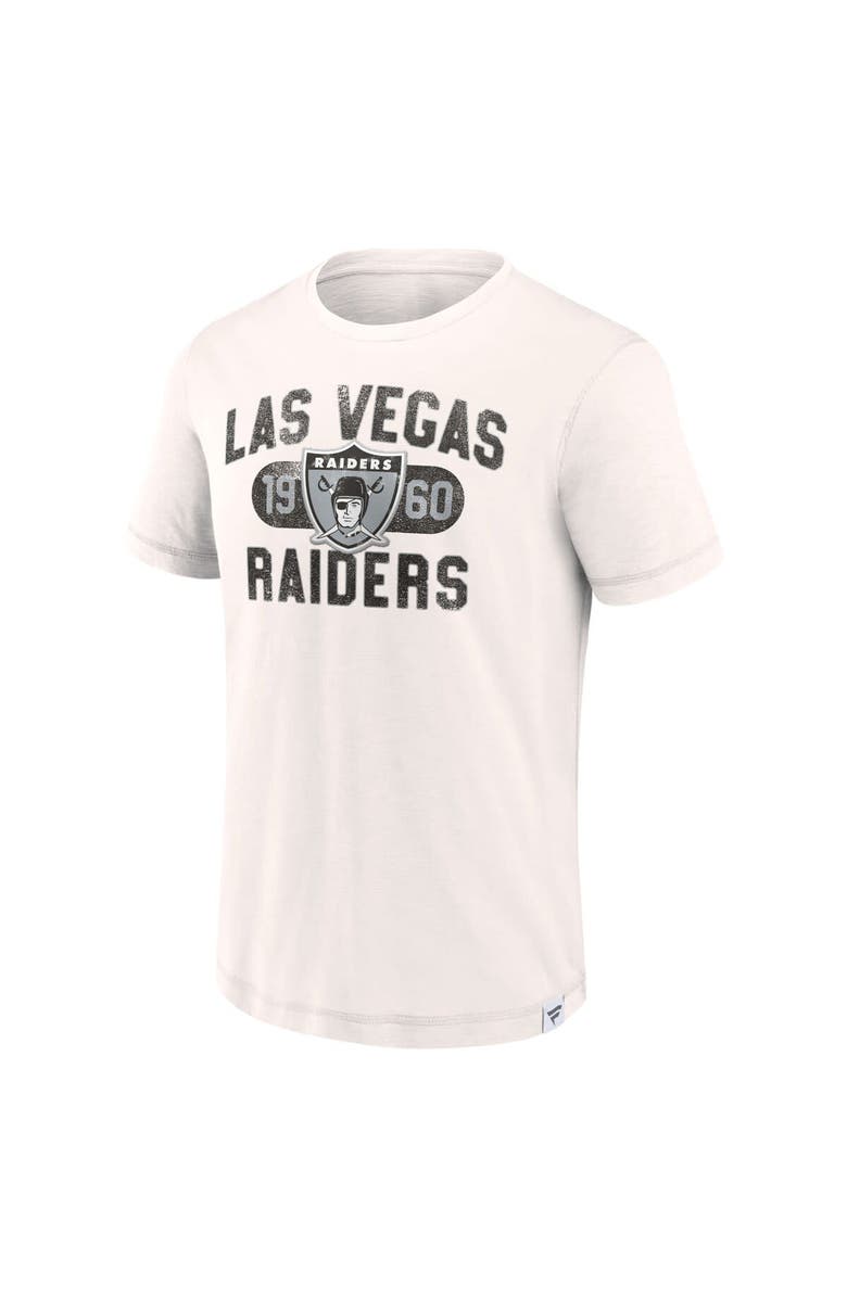 FANATICS Men's Fanatics Branded White Las Vegas Raiders Team Act Fast T-Shirt, Alternate, color, White