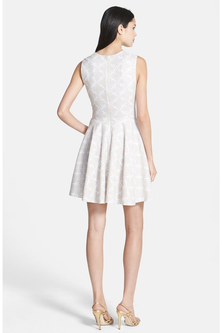 'Jeannie' Dress, Alternate, color, HENNA DIAMONDS WHITE