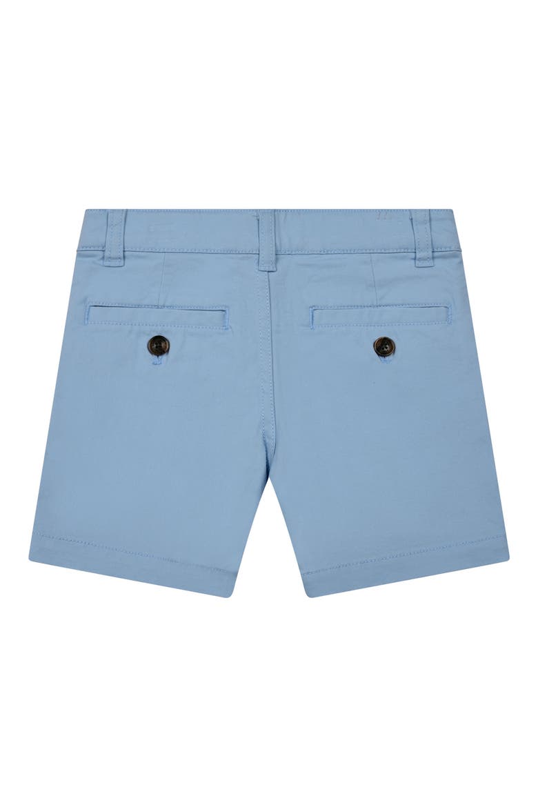 Kids' Solid Stretch Cotton Shorts, Alternate, color, LIGHT BLUE