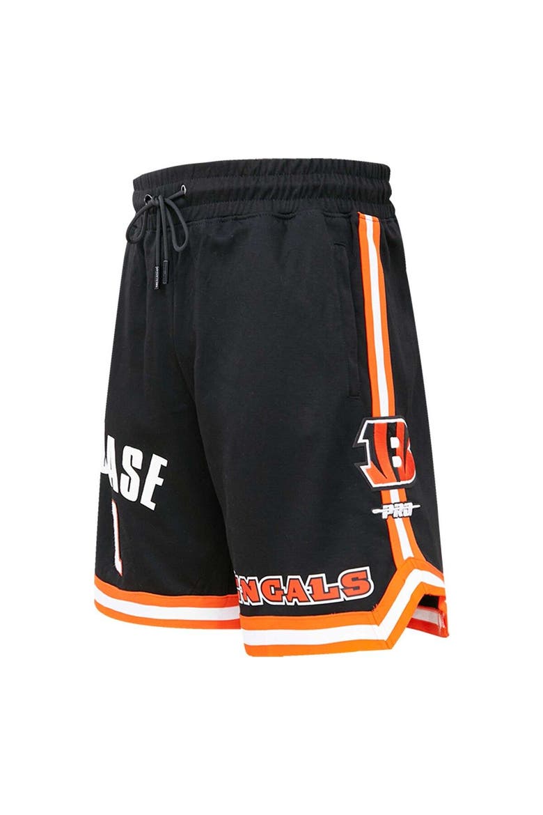 Men's Pro Standard Ja'Marr Chase Black Cincinnati Bengals Player Name & Number Shorts, Alternate, color, Black