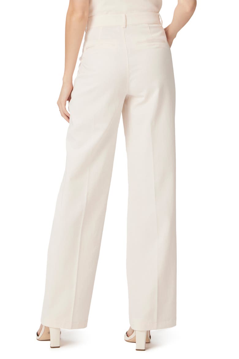 Merano Pleated Straight Leg Pants, Alternate, color, CREAM