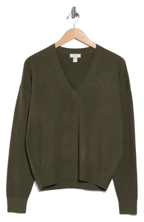 Nordstrom Rack V-neck Pullover Sweater In Gold