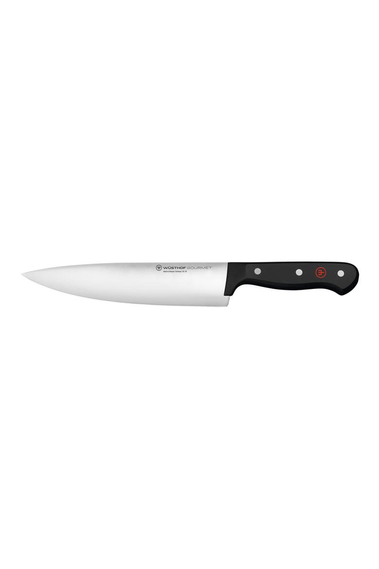 Gourmet 8-Inch Chef's Knife, Main, color, BLACK