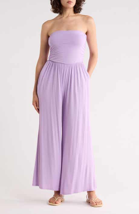 WEST K Strapless Wide Leg Jumpsuit