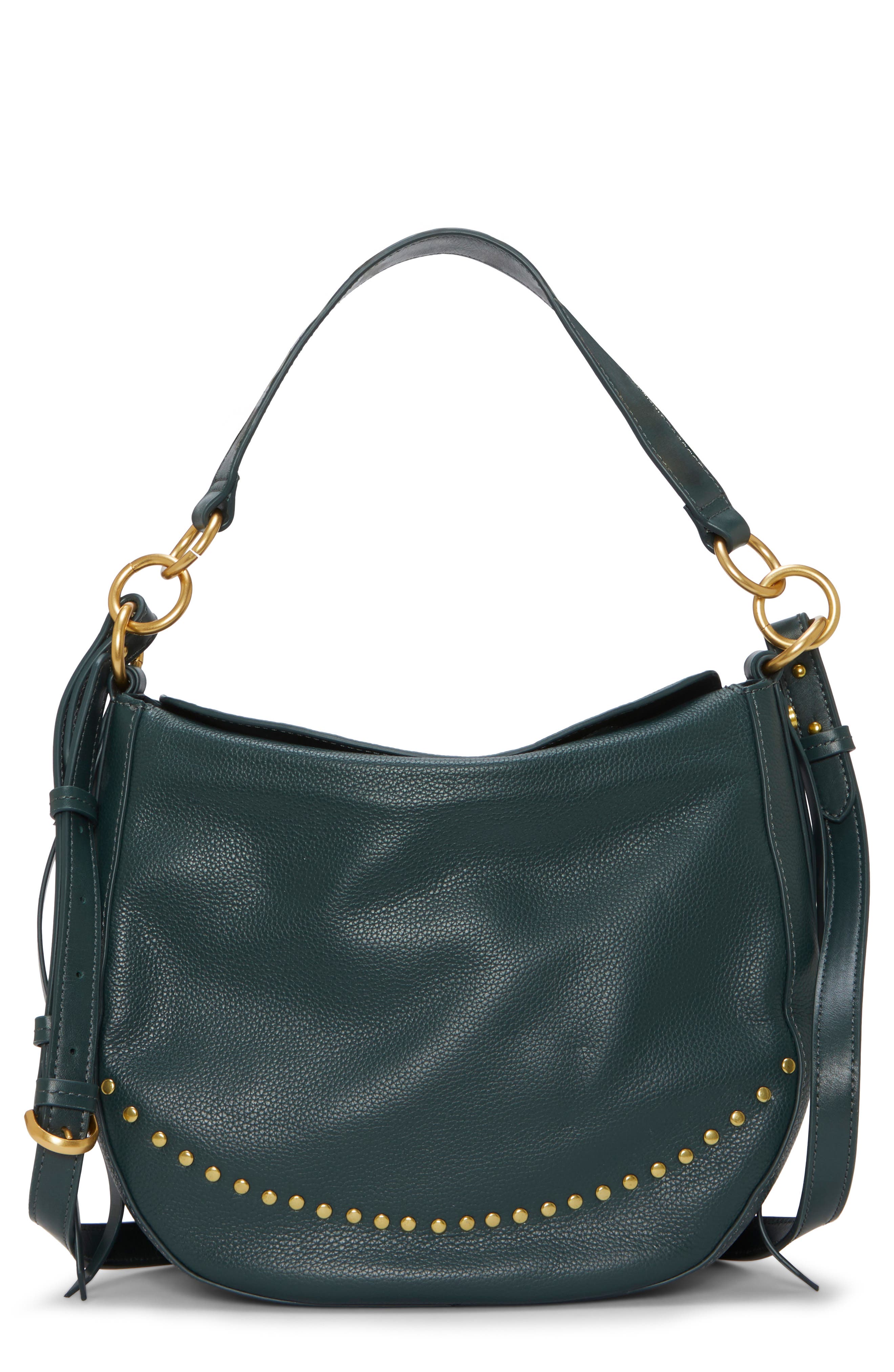 Vince Camuto Noemy Leather Shoulder Bag, Main, color, Blue