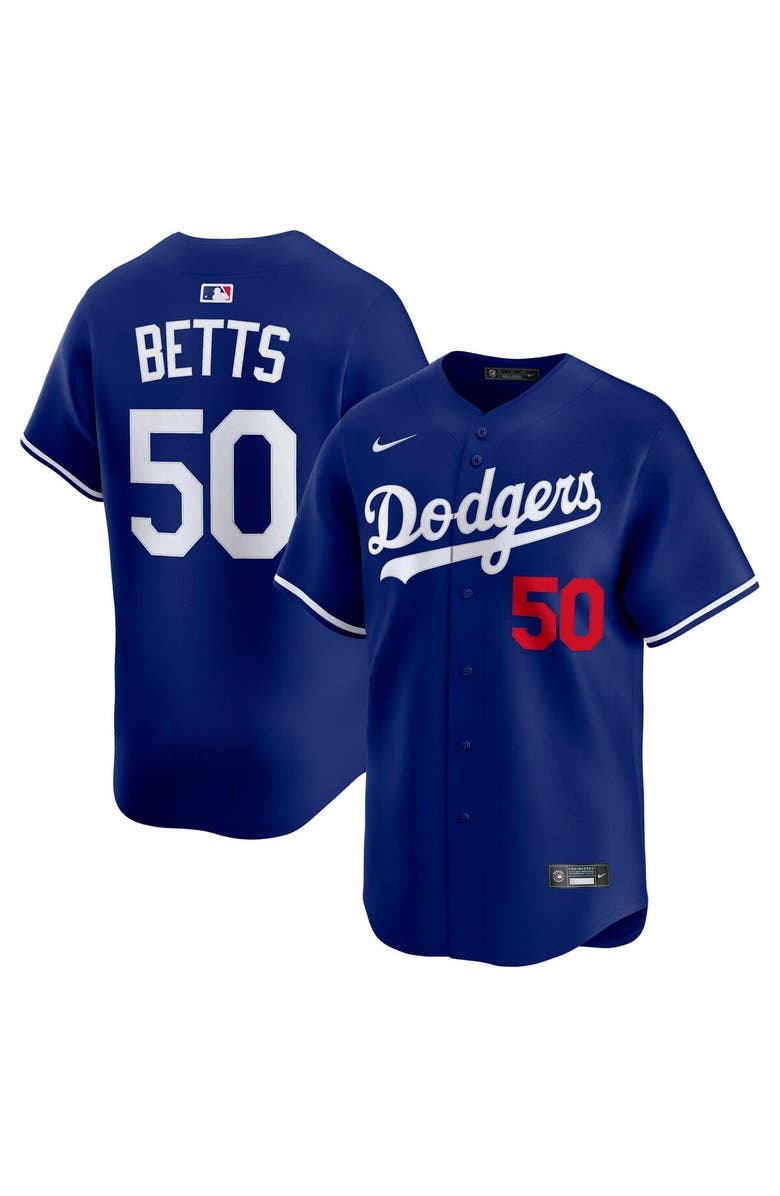 Nike Men's Nike Mookie Betts Royal Los Angeles Dodgers Alternate Limited Player Jersey, Alternate, color, 