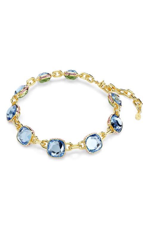 Swarovski Chroma Twist Crystal Station Collar Necklace
