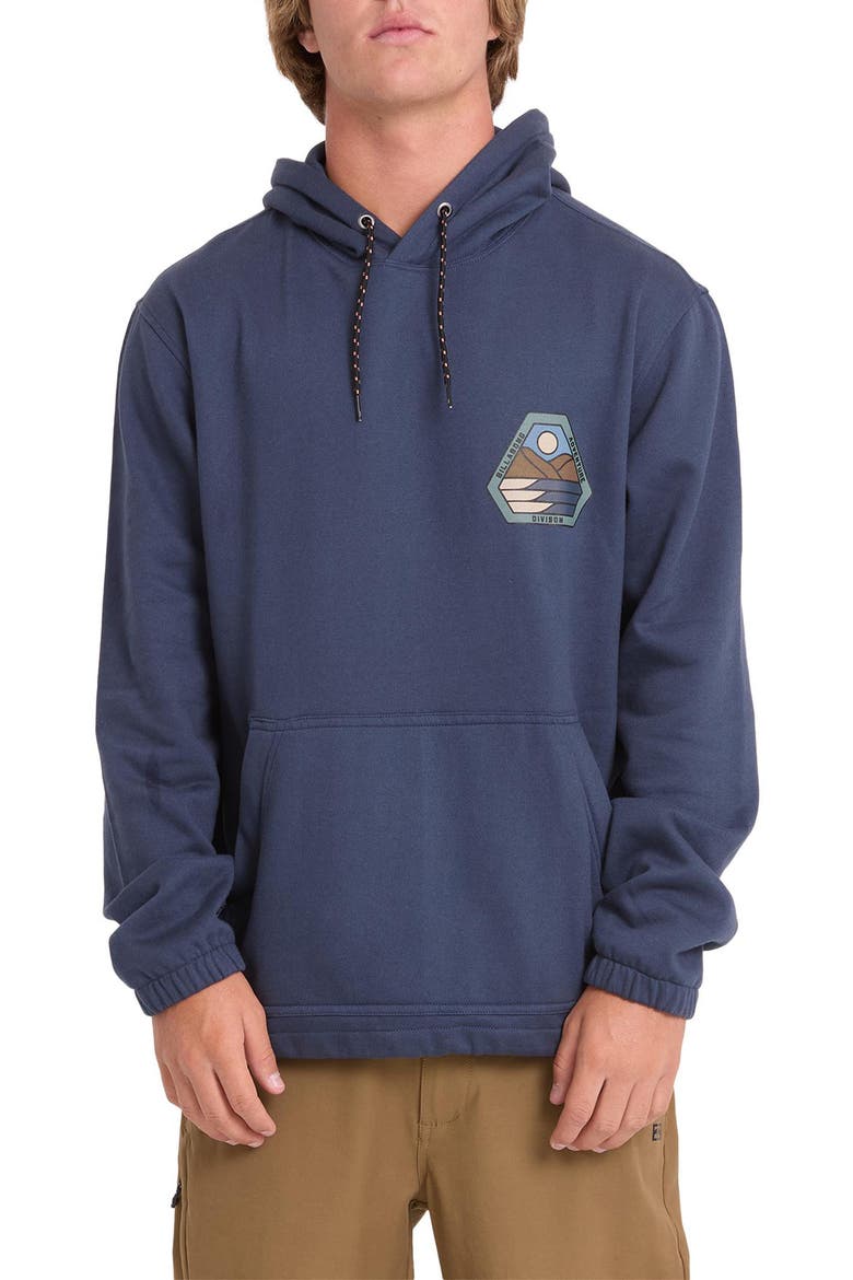 Adventure Division Compass Hoodie, Main, color, BLUE GRAPHITE