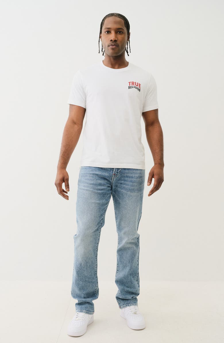 True Religion Ricky Straight Leg Jeans, Alternate, color, Blue