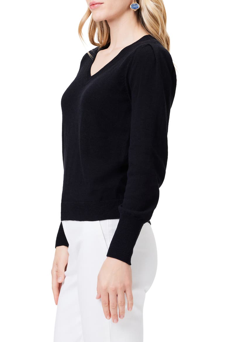 Slub Cotton Blend Sweater, Alternate, color, BLACK ONYX