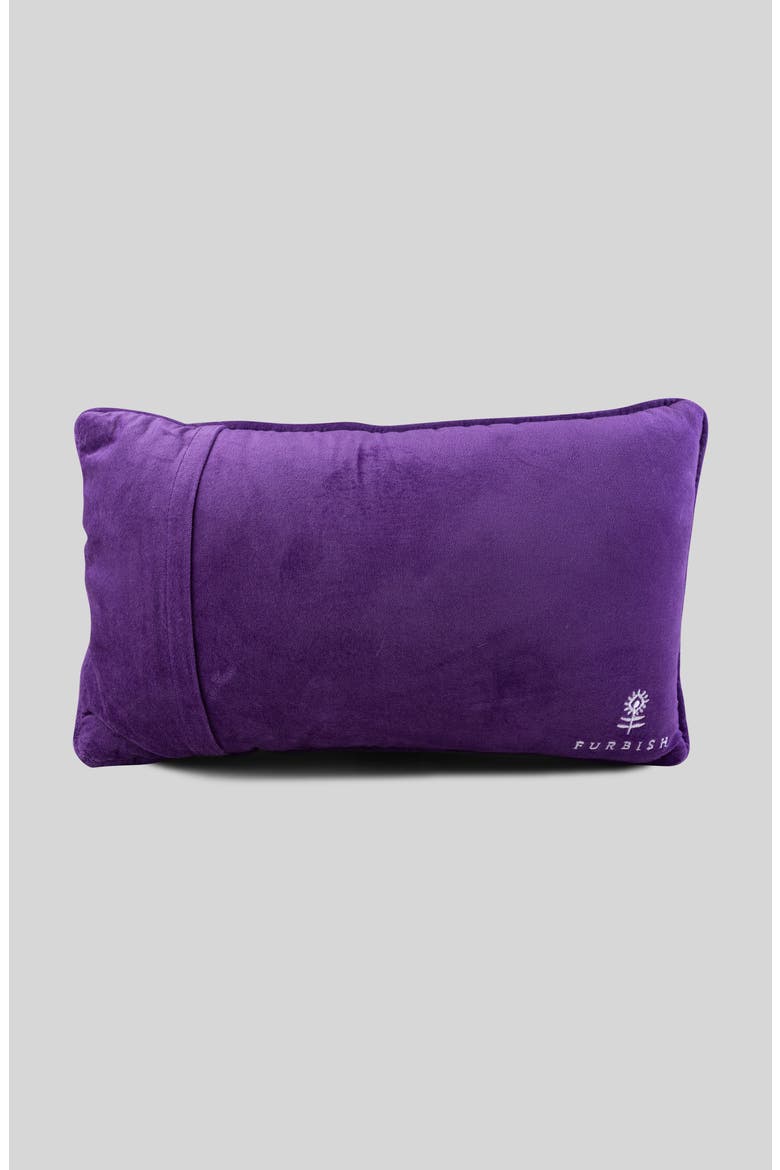 Fun And Games Needlepoint Pillow, Alternate, color, Purple, Pink, White