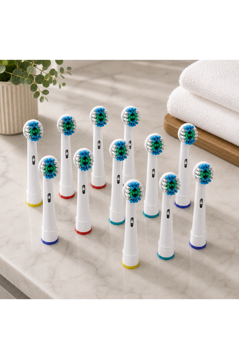 ORAL B Compatible Brush Heads, Alternate, color, White