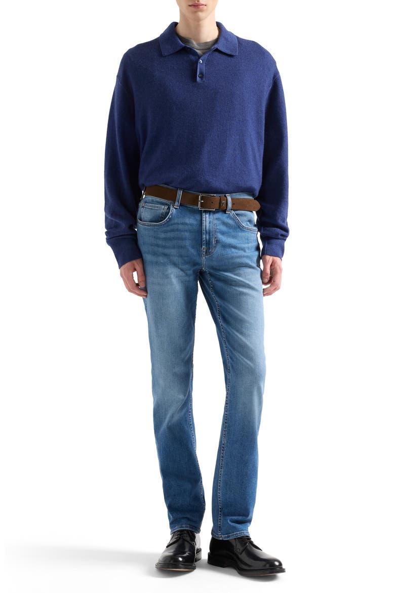 The Straight Stretch Jeans, Alternate, color, LOON