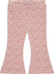 BABYFACE Leopard Print Flare Leggings