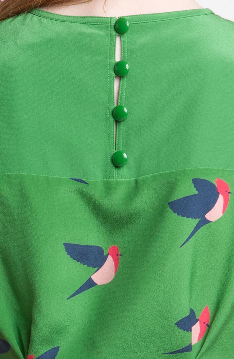 MARC BY MARC JACOBS 'Finch Flight' Print Silk Top, Alternate, color,