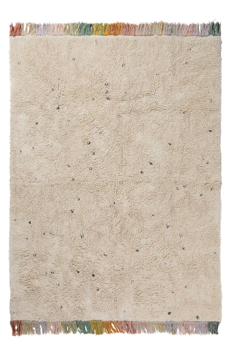 Lorena Canals Stardust Cotton Blend Washable Rug, Main, color, Natural