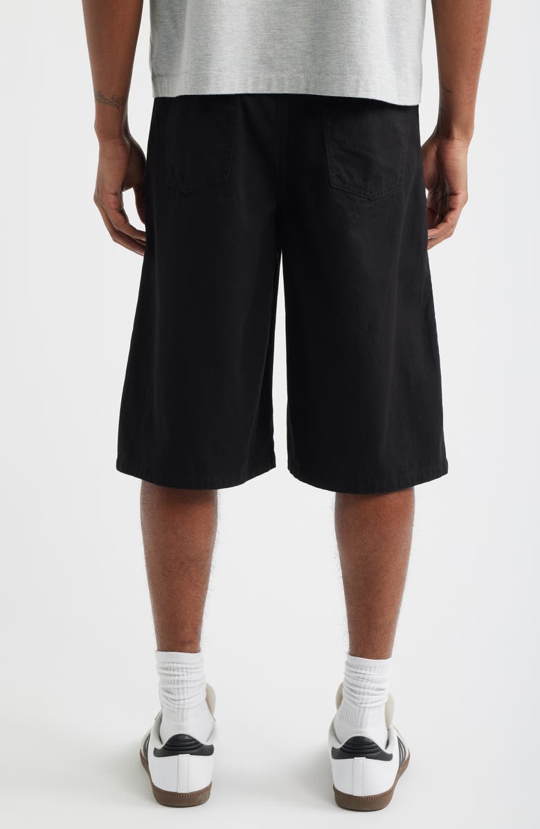 ICECREAM Fenton 5-Pocket Cotton Twill Shorts, Alternate, color, Black