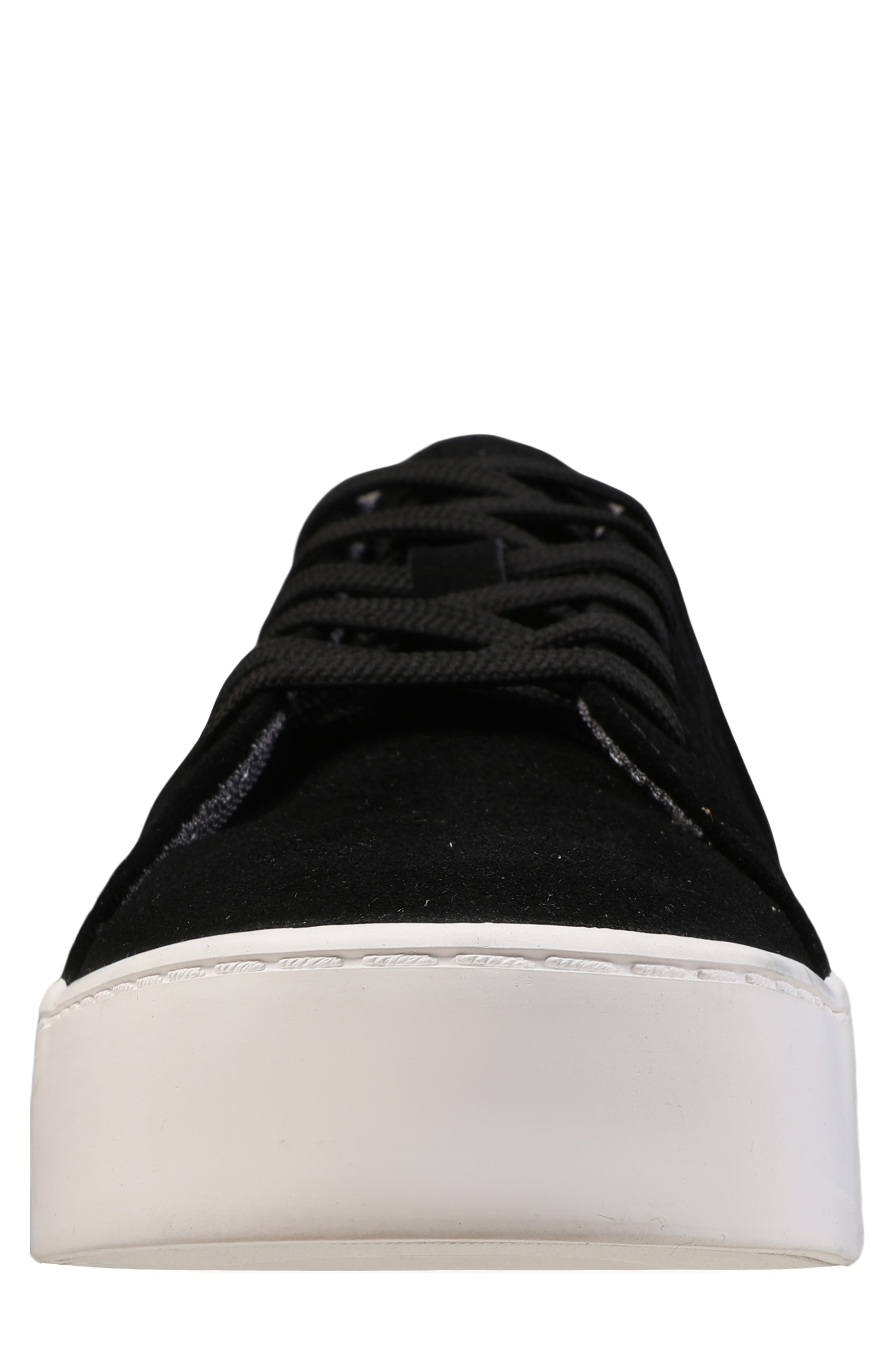 Mykos Vance Low Top Sneaker, Alternate, color, Black Suede