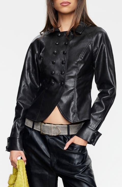 Form Faux Leather Jacket