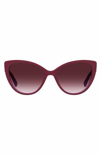 Love Moschino 57mm Gradient Cat Eye Sunglasses