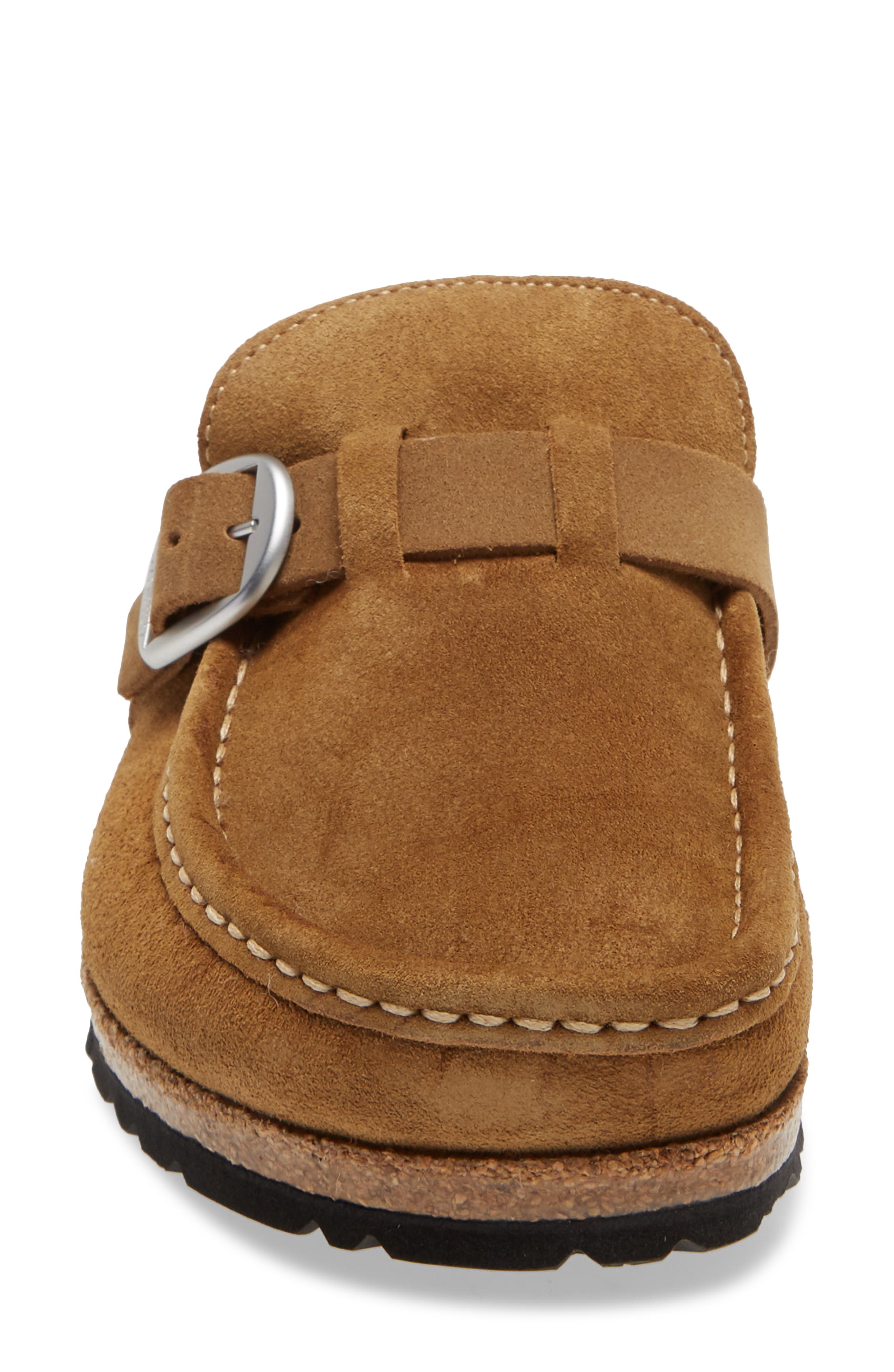 Birkenstock Buckley Genuine Shearling Mule, Alternate, color, Brown