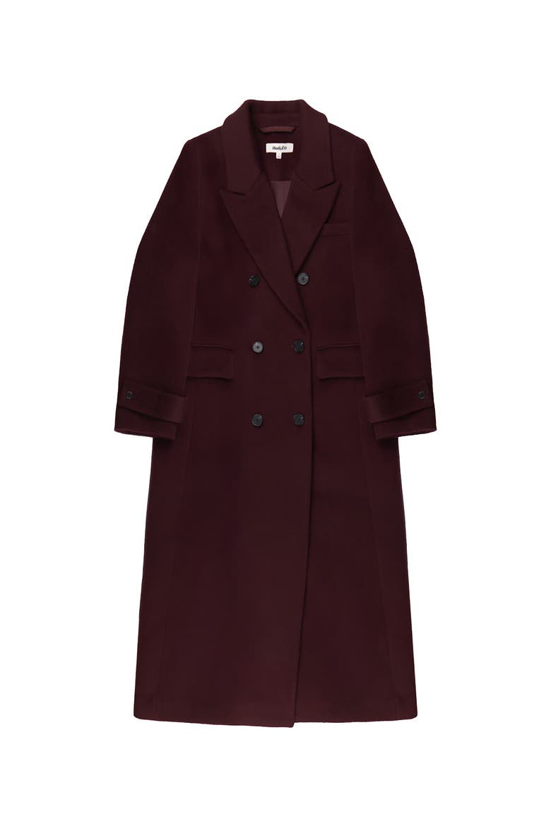Wool Blend Oversized Coat, Alternate, color, Brown