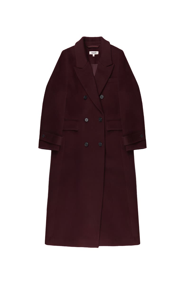Ro&Zo Wool Blend Oversized Coat, Alternate, color, Brown