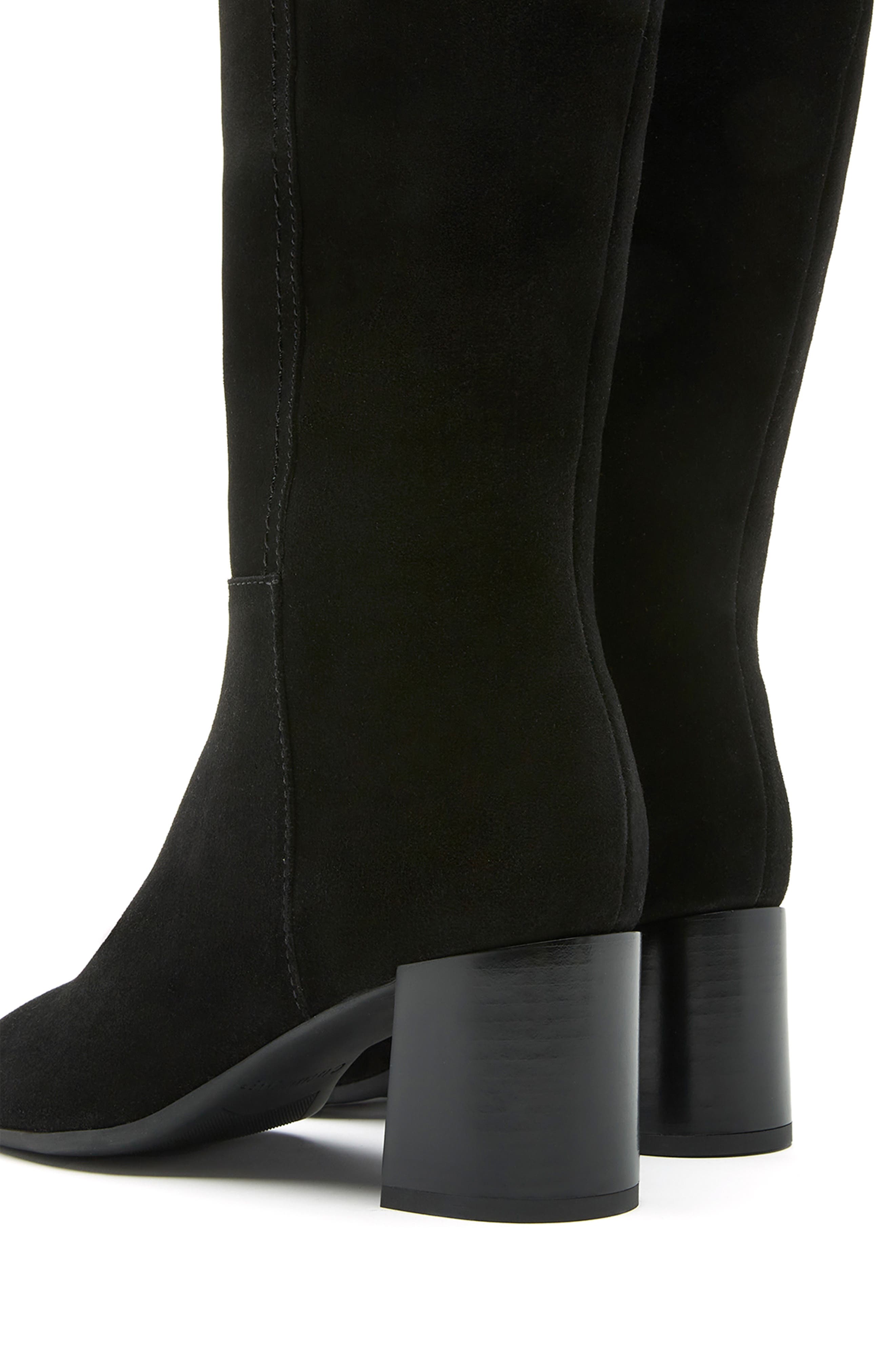La Canadienne Kammie City Dry<sup>™</sup> Waterproof Knee High Boot, Alternate, color, Black Suede